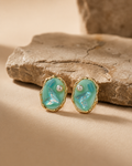 Aqua Pearl Reef Earrings
