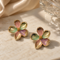 Pastel Bloom Stud Earrings