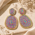 Carnival Weave Drop Earrings
