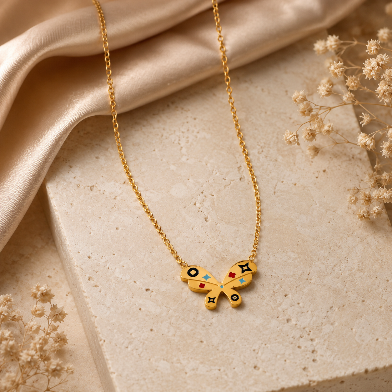 Lucky Flutter Necklace