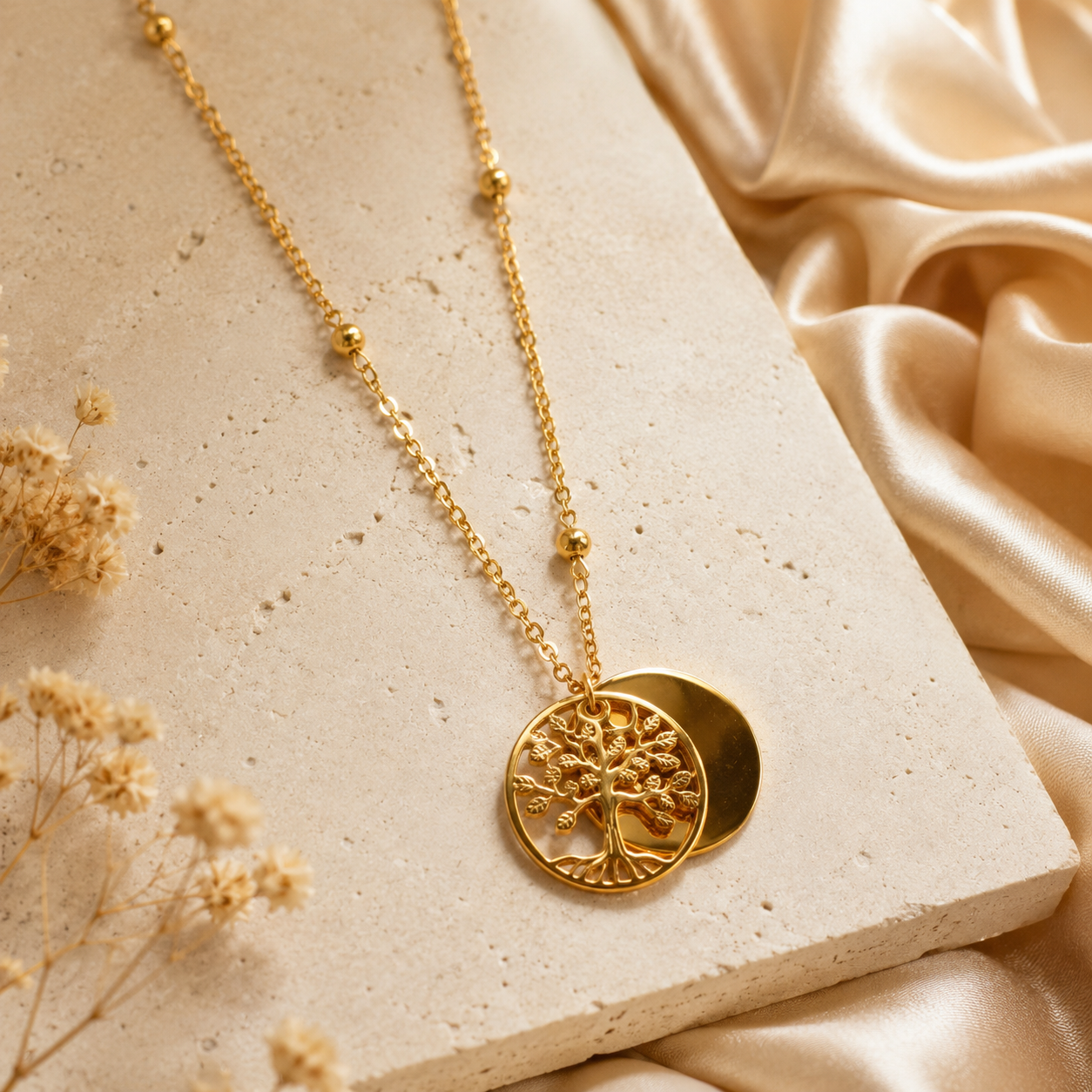Golden Tree of Life Necklace