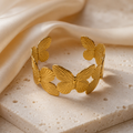 Golden Butterfly Cuff Bracelet