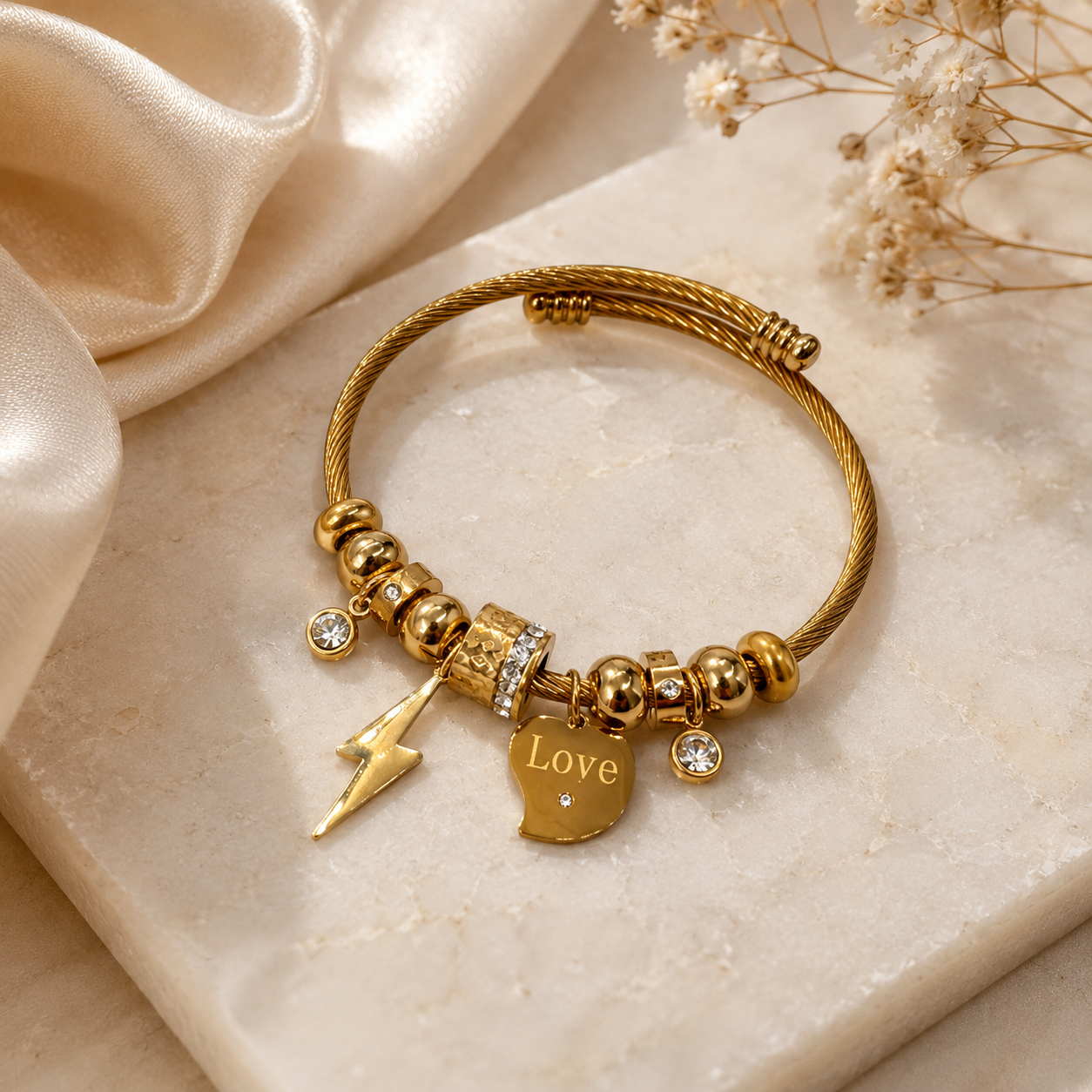 Love Spark Charm Bracelet