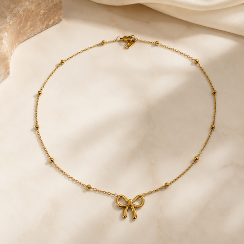 Belle Bow Necklace