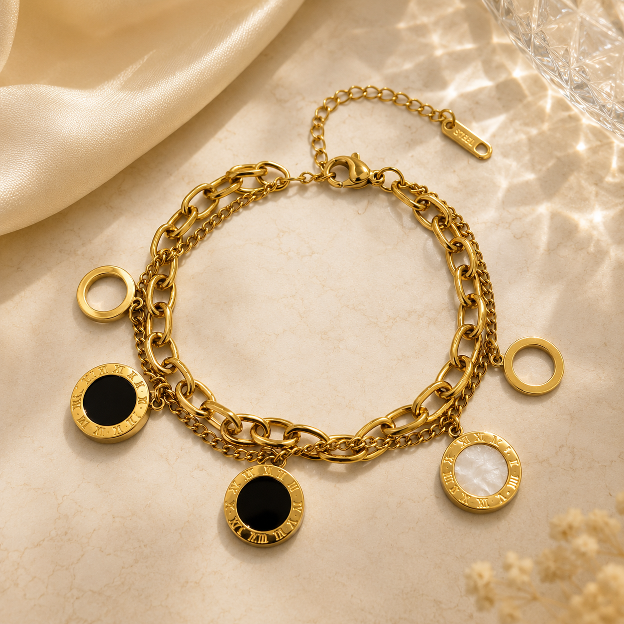 Roman Charm Bracelet