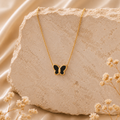 Midnight Butterfly Necklace
