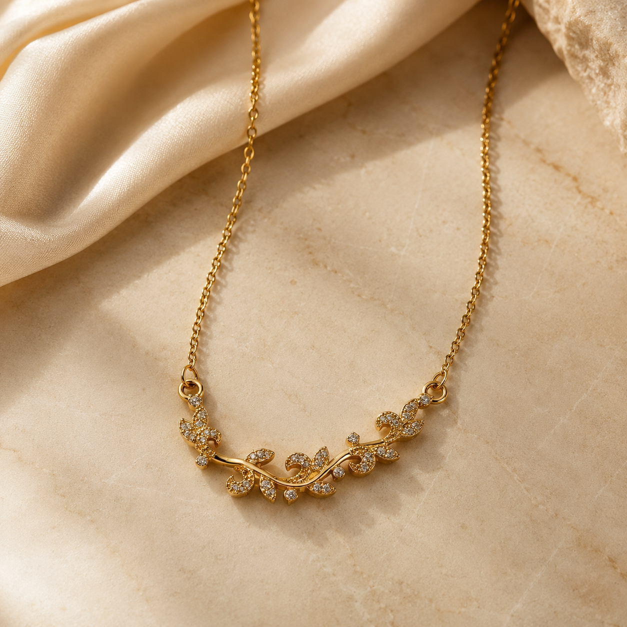 Crystal Vine Necklace
