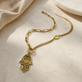 Golden Hamsa Necklace