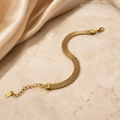 Golden Silk Mesh Bracelet